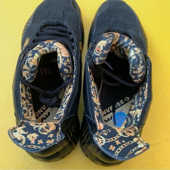 Converse All Star BB Prototype CX Mid Black Gold Baroque Men Basketball A02515C - Picture 14 of 16